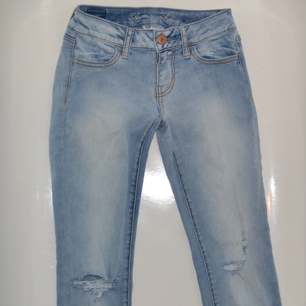 American Eagle Long Supper Stretch Jeggings